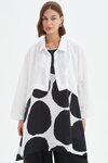 Wide Crop Overshirt