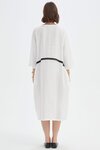 Contrast Trim Ovoid Dress