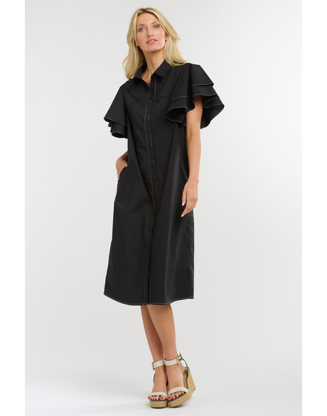 Laine Flutter Dress