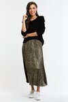 Sunray Pleat Skirt (Leopard)