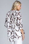 Charlotte Top (Exclusive Chocolate with Ivory Floral Print)