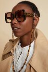 Arrow Link Eyewear Chain Crazy Tort