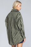 Two Makes One Shirt (Forest with White Stripe)