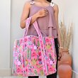 Cactus Velvet Tote (Pink)