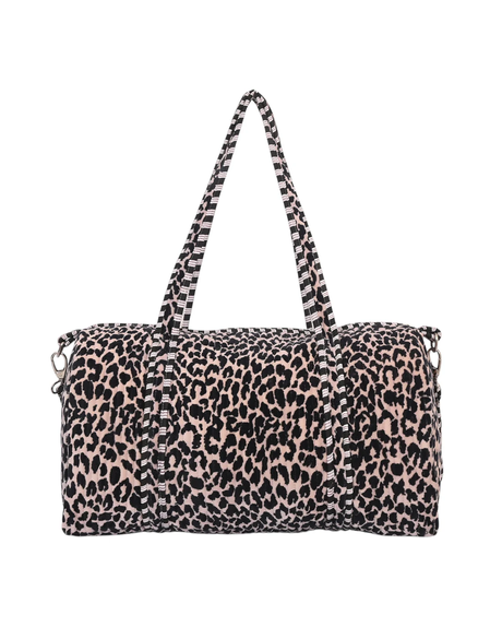 Leopard Velvet Weekender