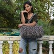 Leopard Velvet Weekender