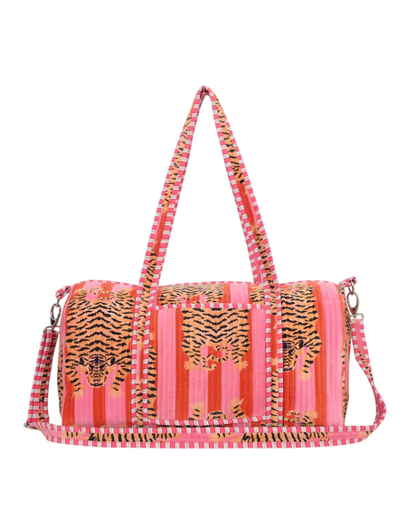 Tibetan Tiger Velvet Weekender