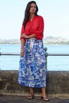 Poolside Print Skirt