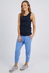 Rib Crew Tank (Dark Sapphire)