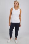 Rib Crew Tank (White)