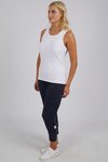 Rib Crew Tank (White)