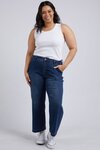 Rib Crew Tank (White)