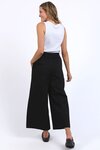 Greta Wide Leg Pant (Black)