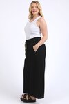 Greta Wide Leg Pant (Black)