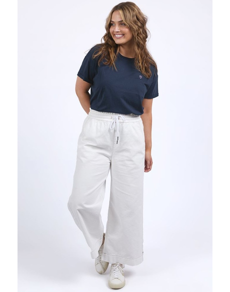 Greta Wide Leg Pant (Vintage White)