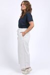 Greta Wide Leg Pant (Vintage White)