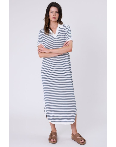 Chime Knit Polo Dress