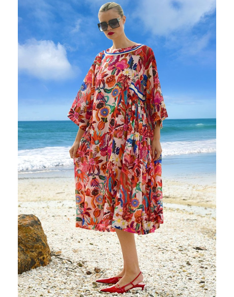 Nice N Easy Dress (Blush Floral)