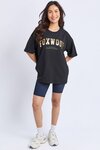 Metallic Interval Tee (Black w Gold)