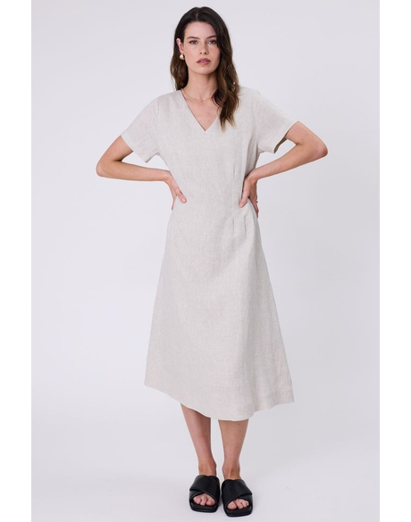 Seville Linen Dress