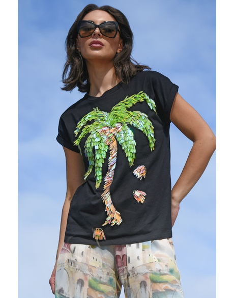 Crown Jewels Top (Black)