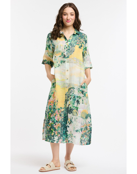 Linen Amalfi Dress