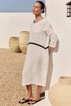 Contrast Trim Ovoid Dress