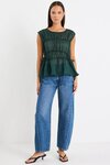 Context Forest Ramie Relaxed Sleeveless Top