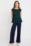 Context Forest Ramie Relaxed Sleeveless Top