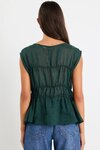Context Forest Ramie Relaxed Sleeveless Top