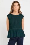 Context Forest Ramie Relaxed Sleeveless Top