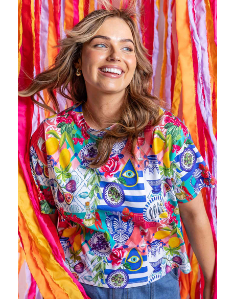 Lala Land Tee (All Over Yardage Print)