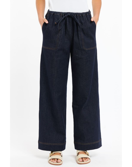 Misha Drawcord Denim Pants