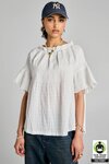Theia Smocked Blouse