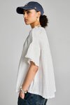 Theia Smocked Blouse