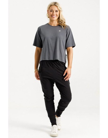 Apartment Pants (Black w Blossom Daisy X)