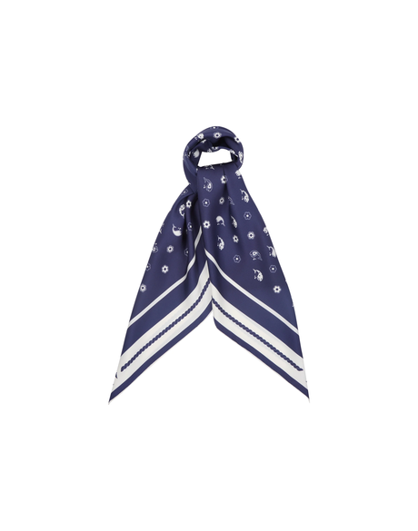 Whale Floral Classic Silk Scarf