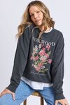 Flowers Crew (Washed Black)