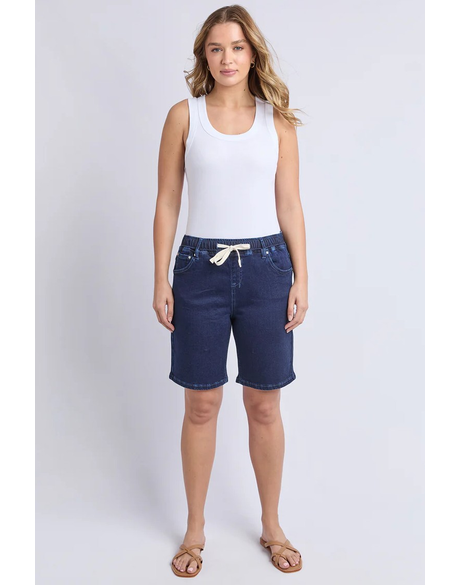 Gabby Bermuda Short (Dark Indigo)