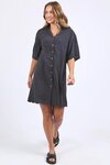 Madeleine Shirt Dress (Black)
