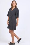 Madeleine Shirt Dress (Black)