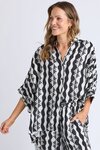 Casa Shirt (Black/Marshmellow Casa Print)