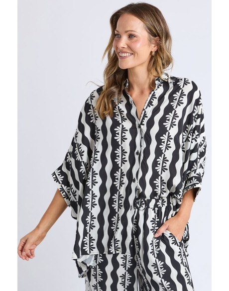 Casa Shirt (Black/Marshmellow Casa Print)