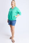 Mazie Vee Neck (Gumdrop Green)