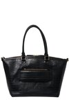 Milan Carry-All Bag (Black Croc)