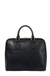 Parker Briefcase (Black Croc)