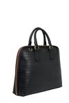 Parker Briefcase (Black Croc)