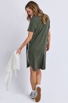 Bay Tape Dress (Khaki)