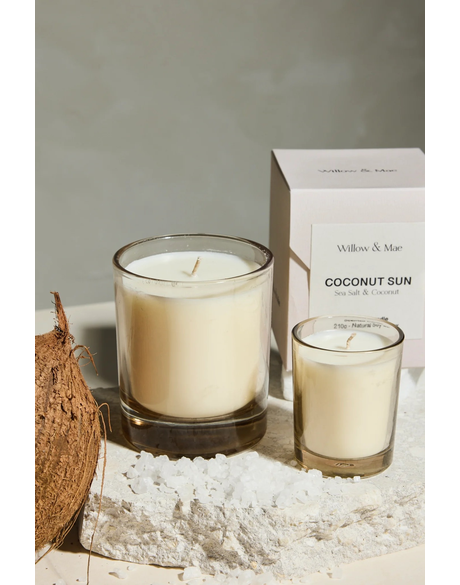 Coconut Sun Sea Salt + Coconut 210g Soy Candle
