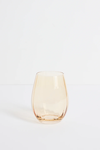 Ripple Light Amber Stemless Glass